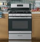 GE&reg; Stainless Steel 30 in. Gas 5-Burner Sealed Freestanding Range 