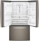 GE&reg; Fingerprint Resistant Slate 35-3/4 in. 18.5 cu. ft. French Door Refrigerator 