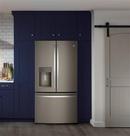 GE&reg; Fingerprint Resistant Slate 35-3/4 in. 18.5 cu. ft. French Door Refrigerator 