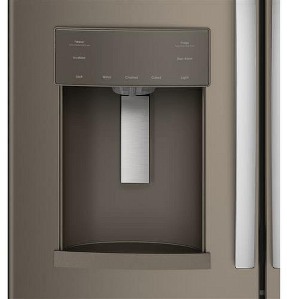 GE&reg; Fingerprint Resistant Slate 35-3/4 in. 18.5 cu. ft. French Door Refrigerator 