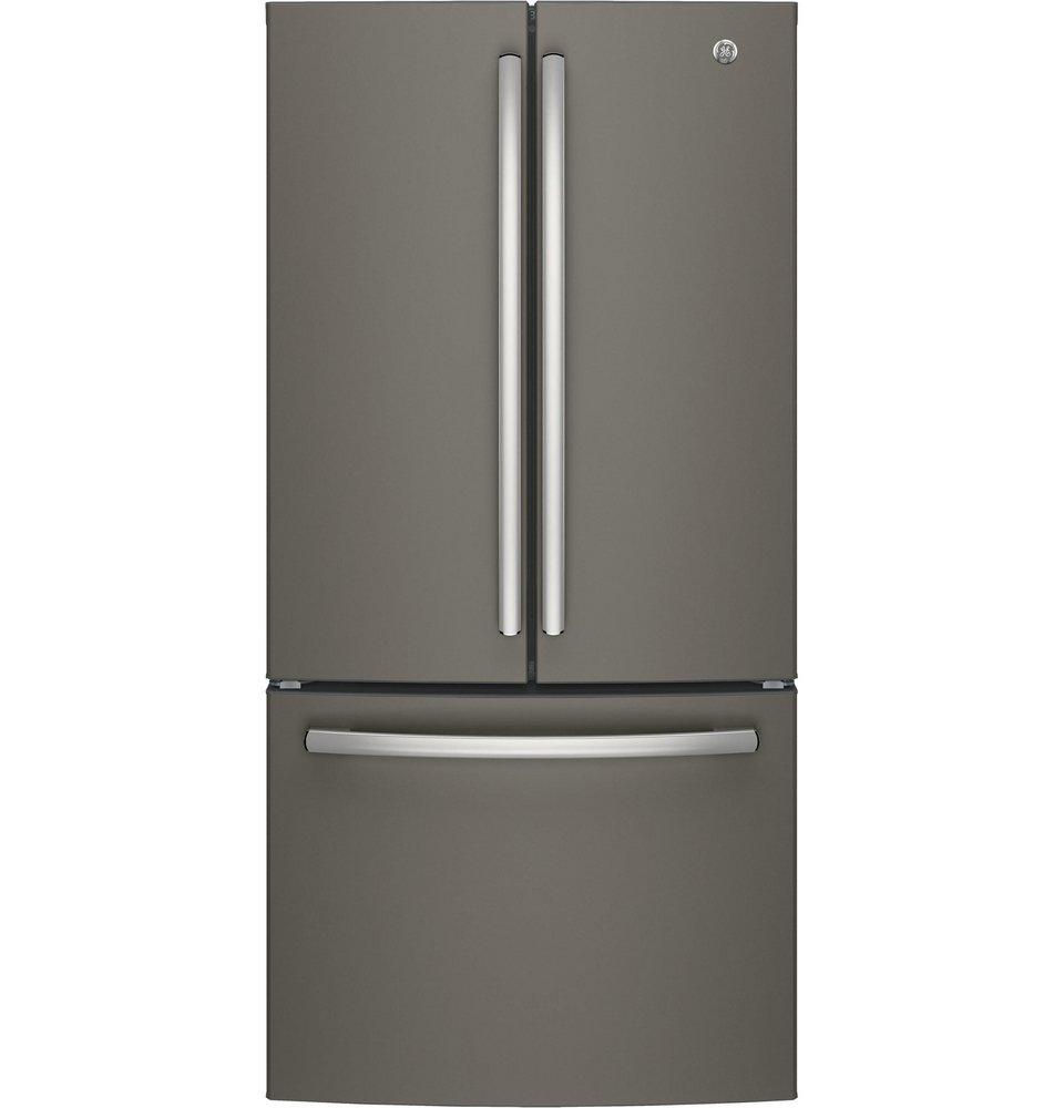 GE&reg; Fingerprint Resistant Slate 32-3/4 in. 17.44 cu. ft. French Door Refrigerator 