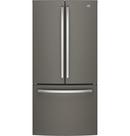 GE&reg; Fingerprint Resistant Slate 32-3/4 in. 17.44 cu. ft. French Door Refrigerator 