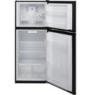 GE&reg; Black 24 in. 8.48 cu. ft. Top Mount Freezer Refrigerator 