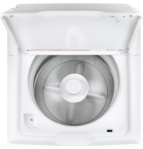 GE&reg; White 27 in. 3.8 cu. ft. Electric Top Load Washer 