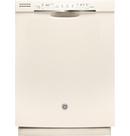 GE&reg; Bisque Interior Dishwasher with Front Control 