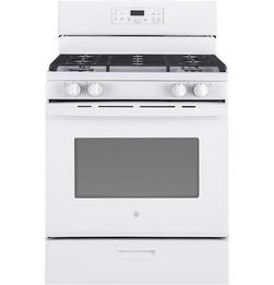 30 in. Gas 5-Burner Sealed Freestanding Range in White