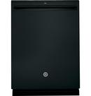 GE&reg; Black 24 in. 46dB Dishwasher with Hidden Control 