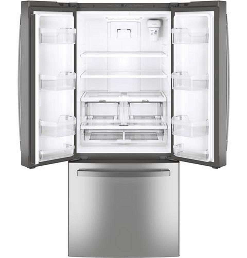 GE&reg; Stainless Steel 29-3/4 in. 20.8 cu. ft. French Door Refrigerator 
