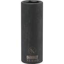 DEWALT Silver 3/4 in. 6 Point Chrome Vanadium Steel Drive Deep Impact Socket 