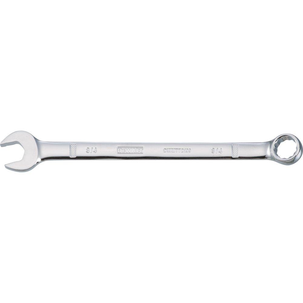 DEWALT Polished Chrome Combination Wrench Stainless All Edge 