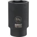 DEWALT Silver 1-7/16 in. 6 Point Drive Deep Impact Socket 