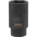 DEWALT Silver 1 in. 6 Point Drive Deep Impact Socket 