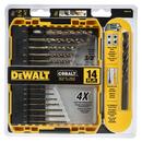 DEWALT Gold Ferrous Oxide 1/16 in - 3/8 in. Round Twist 14 Piece