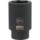 DEWALT Silver 1-1/2 in. 6 Point Drive Deep Impact Socket 