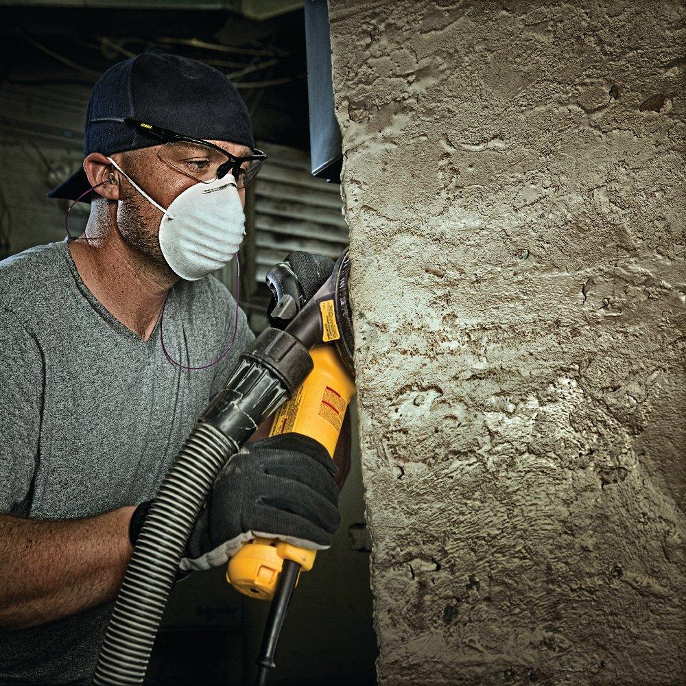 DEWALT Yellow/Black Surface Grinding Dust Shroud Kit 