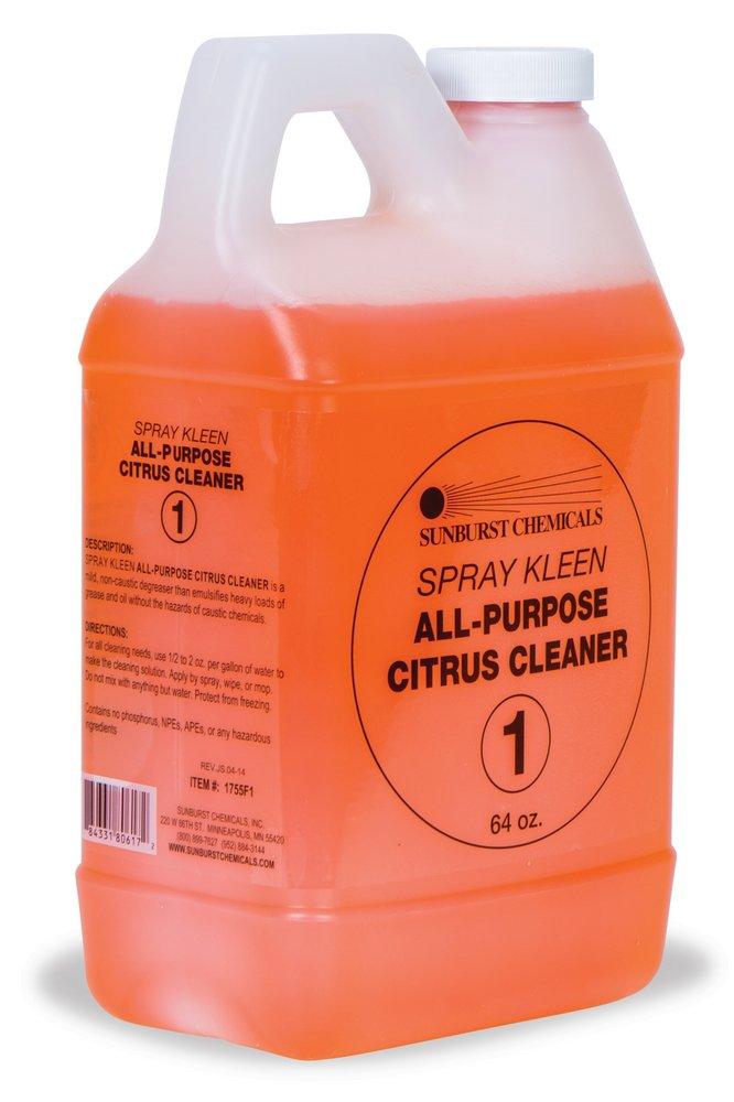 Sunburst Chemicals Orange All-Purpose Citrus Cleaner (Case of 2) 