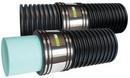 12 in. Plastic Corrugated x Cast Iron Flexible Coupling