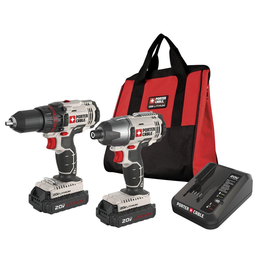 Porter Cable Grey Cordless 2-Tool Bare Tool 