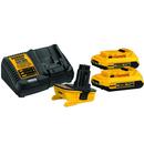 DEWALT Yellow/Black Adapter Battery Combo Kit 