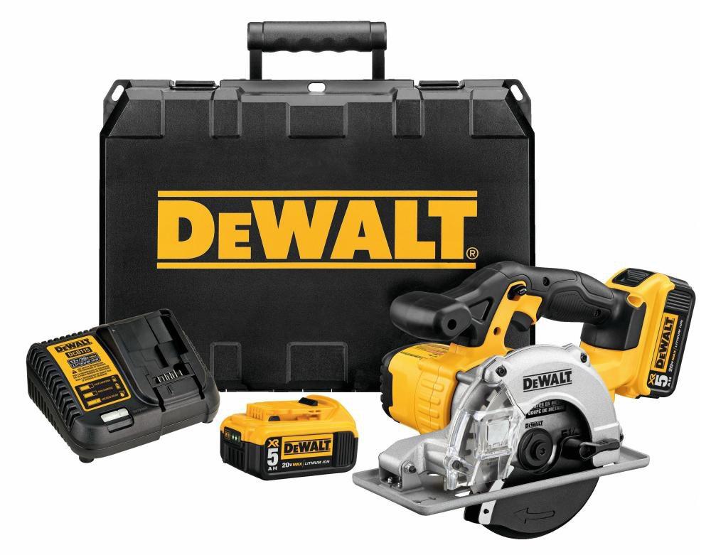 DEWALT Yellow 20V Lithium-Ion Metal Cutting Circulating Saw Kit 
