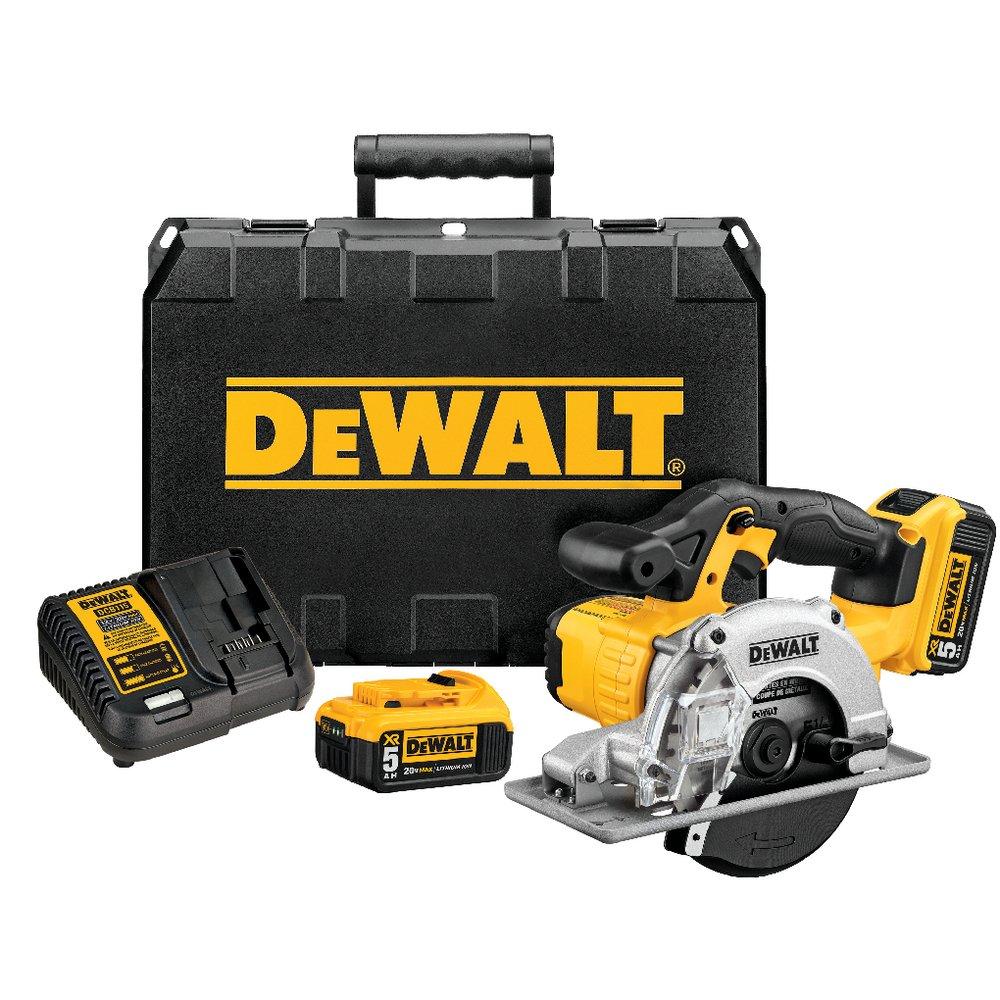 DEWALT Yellow 20V Lithium-Ion Metal Cutting Circulating Saw Kit 