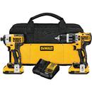 DEWALT Black/Yellow Cordless 2 Tool Kit