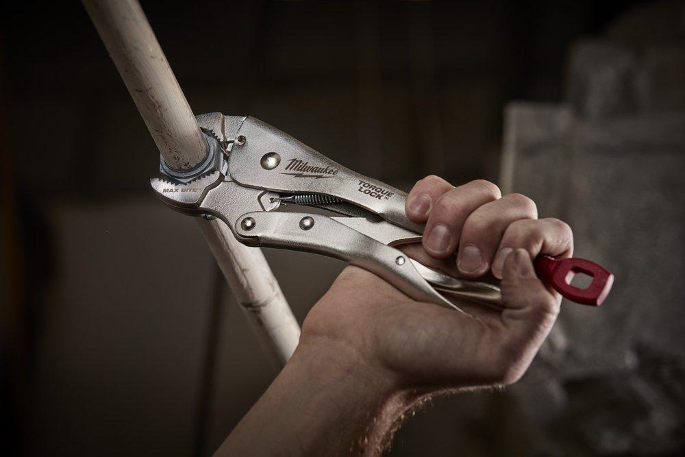 Milwaukee&reg; Silver Curved Jaw Locking Plier 
