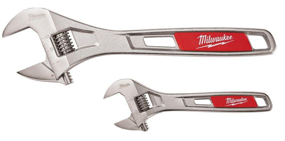 Milwaukee® Silver 13-9/20 in Adjustable Wrench 