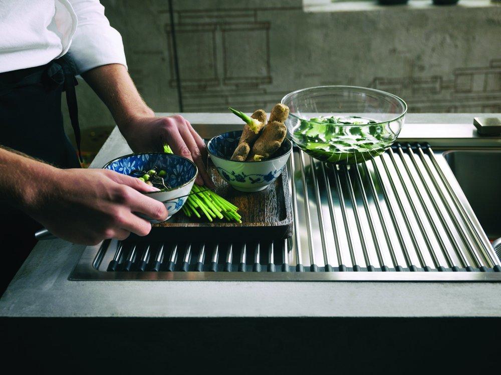 Franke Stainless Steel 20 in. Roller Mat Basin Rack 