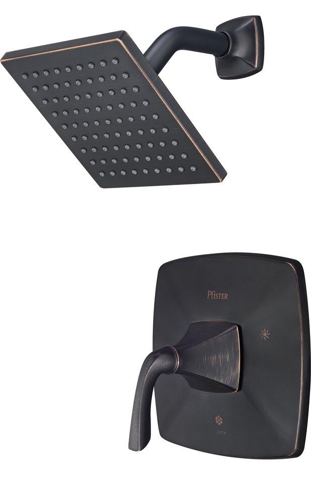 Pfister Tuscan Bronze Single Handle Single Function Shower Faucet (Trim Only) 