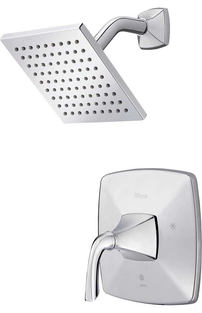 Pfister Polished Chrome Single Handle Single Function Shower Faucet (Trim Only) 