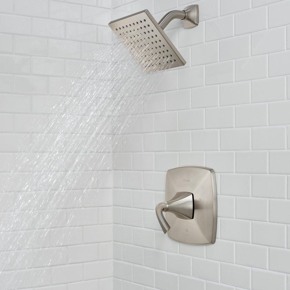 Pfister Brushed Nickel Single Handle Single Function Bathtub & Shower Faucet (Trim Only) 
