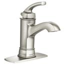 Moen Spot Resist&trade; Brushed Nickel Single Handle Monoblock Bathroom Sink Faucet 