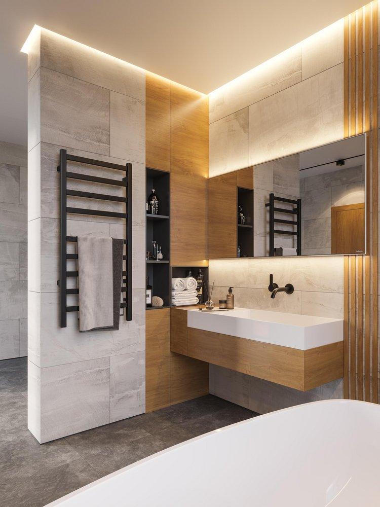 Kontour&reg; Chrome 24 x 40 in. Wall Mount Towel Warmer 