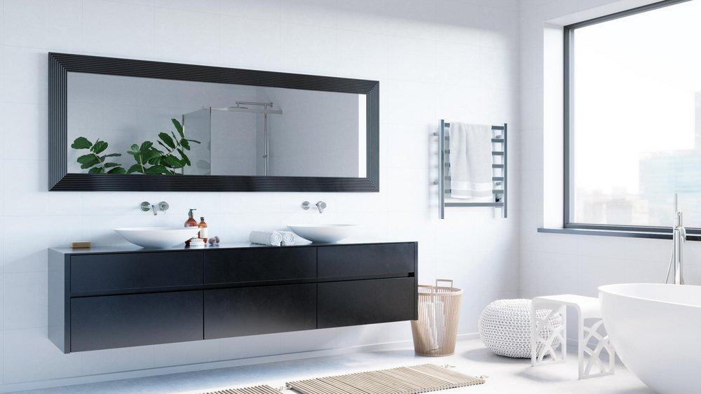 Kontour&reg; Chrome 24 x 27 in. Wall Mount Towel Warmer 