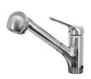 Franke Polished Chrome Single Handle Pull Out Kitchen Faucet 