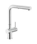 Franke Polished Chrome 1.75 gpm 1-Hole Pull-Out Kitchen Sink Faucet with Single Lever Handle 