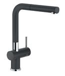 Single Handle Pull Out Kitchen Faucet in Fragranite Onyx