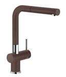 1.75 gpm 1-Hole Pull-Out Kitchen Sink Faucet with Single Lever Handle in Mocha