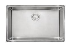 28-1/2 in. Undermount Stainless Steel Single Bowl Kitchen Sink in Satin Stainless Steel