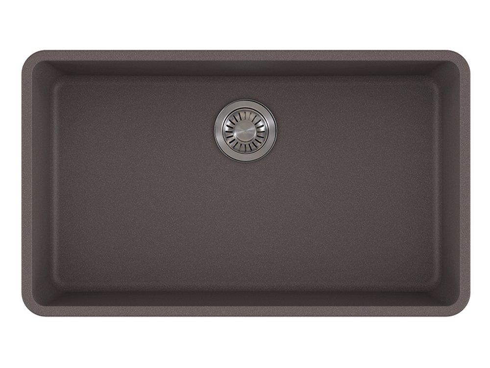 Franke Storm 32-3/8 x 18-1/2 in. No Hole Composite Single Bowl Undermount Kitchen Sink 