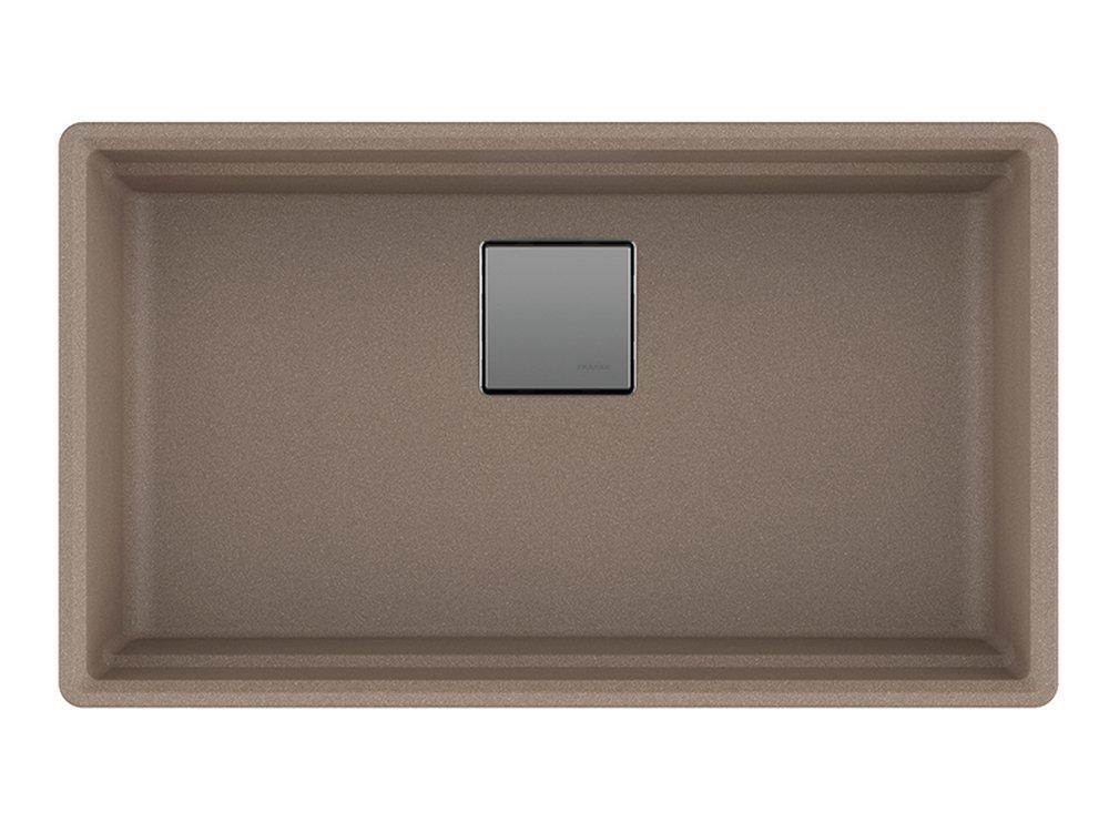 Franke Oyster 32 x 18-3/4 in. No Hole Composite Single Bowl Undermount Kitchen Sink 