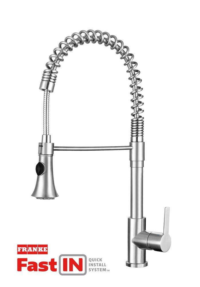 Franke Stainless Steel Single Handle Pull Down Kitchen Faucet 