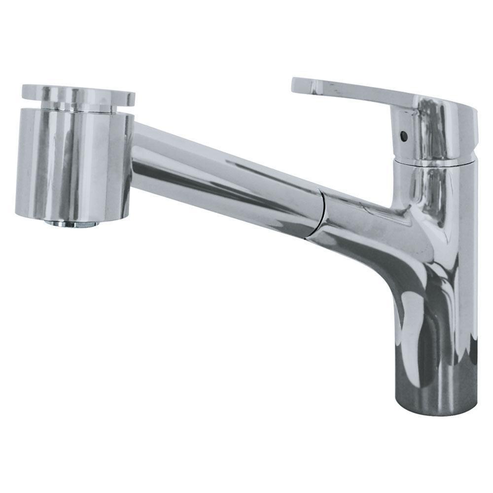 Franke Satin Nickel Single Handle Pull Out Kitchen Faucet 