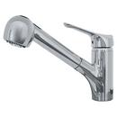 1.75 gpm 1 Hole Deck Mount Kitchen Faucet with Single Lever Handle and Swivel Spout in Satin Nickel