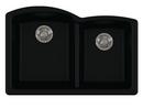 Franke Onyx 33 x 21-3/4 in. No Hole Composite Double Bowl Undermount Kitchen Sink 
