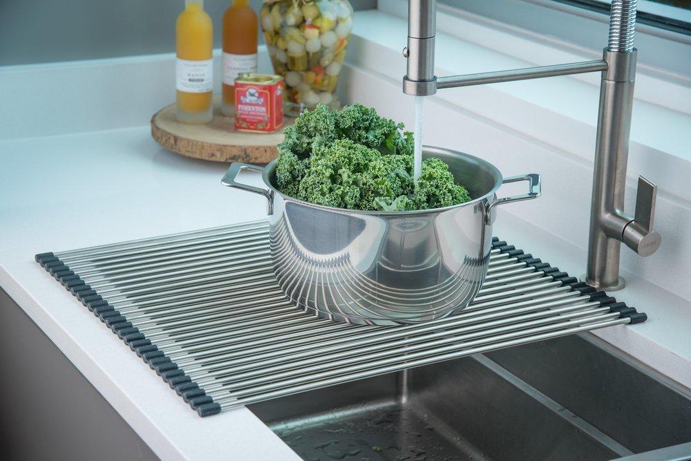 Franke Stainless Steel Bottom Roller Mat in Stainless Steel 