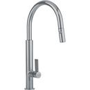 1.75 gpm 1-Hole Pull-Down Kitchen Faucet with Single Lever Handle in Satin Nickel