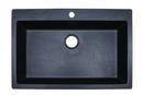 Franke Graphite 33 x 22 in. 1 Hole Composite Single Bowl Dual Mount Kitchen Sink 
