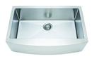 33 x 20-3/4 in. Stainless Steel Single Bowl Farmhouse Kitchen Sink in Lustrous Satin